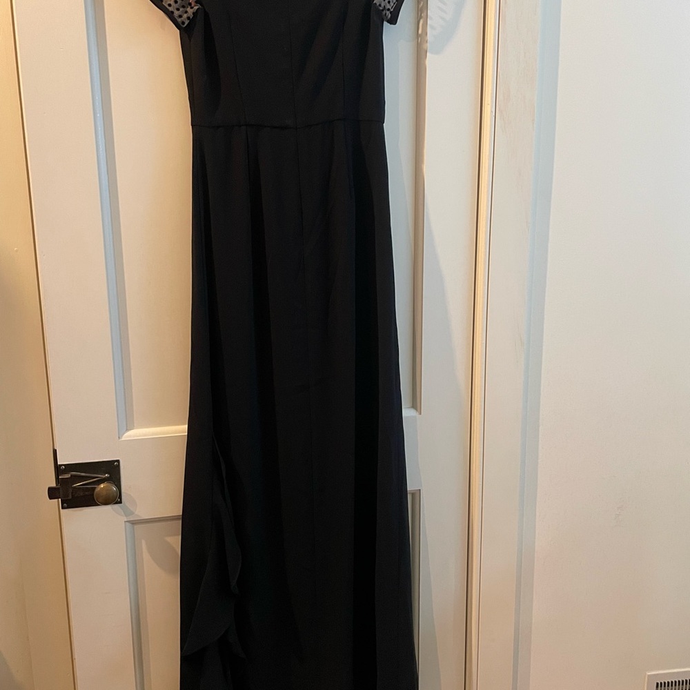 Monique Lhuillier Black Maxi Dress